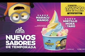 Moyo te regala un helado de sus nuevos sabores en la “Fila Más Grande de Minions”