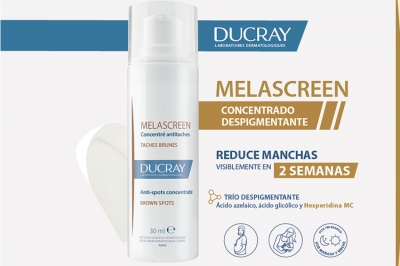 La innovadora gama Melascreen de Ducray brinda: Despigmentación efectiva y duradera en tres niveles de la piel