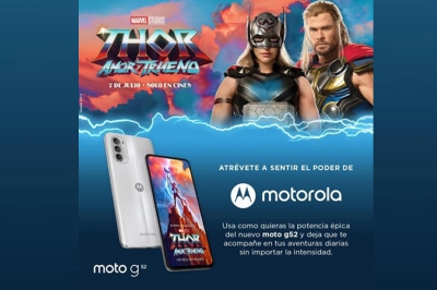 Motorola invita a vivir la experiencia inmersiva de Thor: amor y trueno