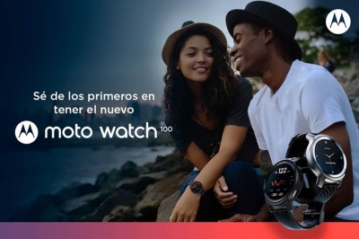 Siente tu ritmo con el nuevo moto watch 100: smartwatch de Motorola llega a México