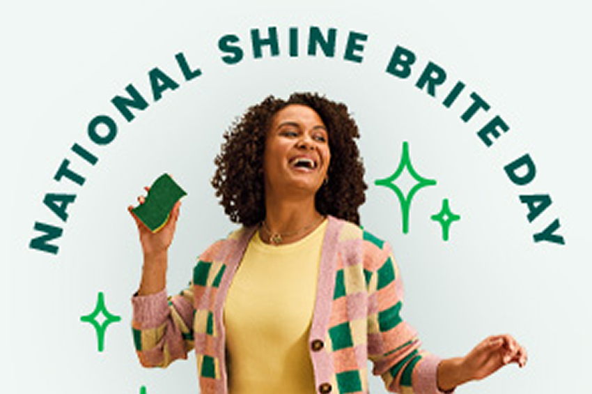 Scotch-Brite presenta el National Shine Brite Day