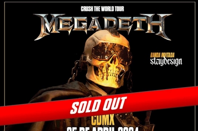 Megadeth: ¡Sold out! El rugido del metal llega a la Arena CDMX